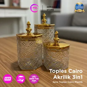 [AFF] POL - Toples Cairo Akrilik Gold Set 3pcs