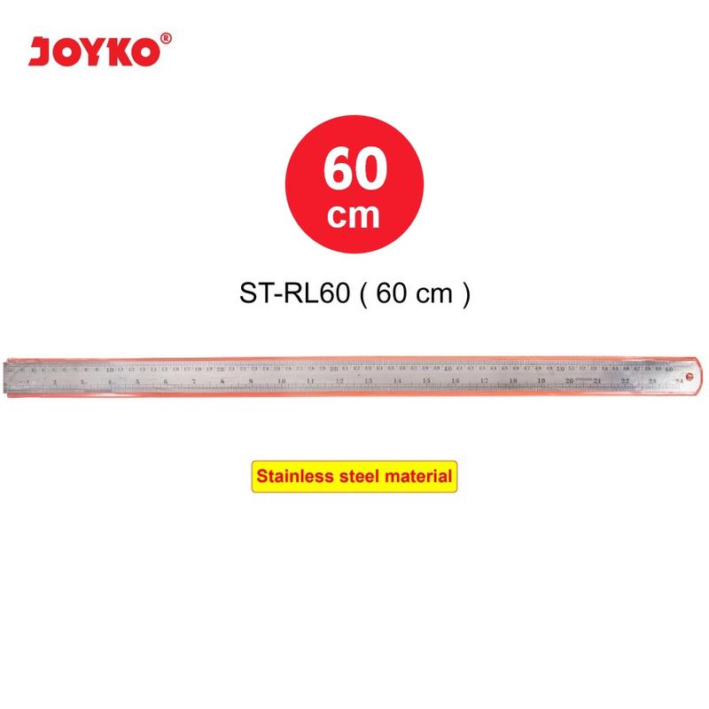 Stainless Steel Ruler / Penggaris Besi Joyko RL-ST60 60 cm 60cm - Shop ...