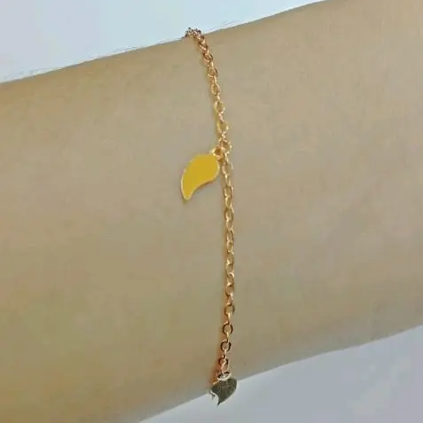 Gelang tangan Rantai mainan daun