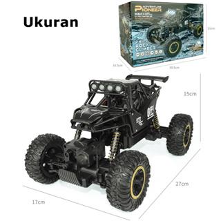 Mainan Mobil Remote Control Besar 4WD 1:16 RC Mobil Offroad Bahan Alloy 2,4GHZ Lampu Bisa ON OFF