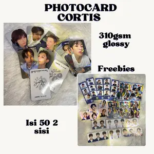 Photocard isi 100 isi 50 CURTISUNOFF LNGSH OT EN HY NCT DREAM PLUS FREEBIES Kartu 5.5cm x 8.5cm Glossy dengan Freebies Fankit Mini Cortis dan Freebies untuk PC Cortis