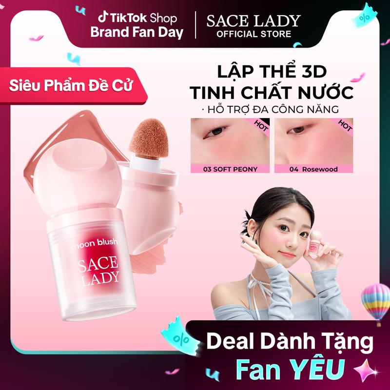 [B]Phấn má hồng dạng lỏng SACE LADY, Tinh chất nước, Dưỡng ẩm, Phấn má hồng dạng lỏng mịn mỹ phẩm