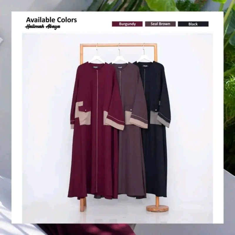Abaya Anak Perempuan Terbaru Untuk Usia Anak 9 10 11 12 13 14 15 16 17 Tahun Halimah Abaya Bahan Crinkle Airflow Gamis Anak Simple Kekinian Cuttingan Bawah Lebar Bagian Depan Variasi Saku Hidup Pakaian Muslim Lebaran 2025 anak Perempuan Viral