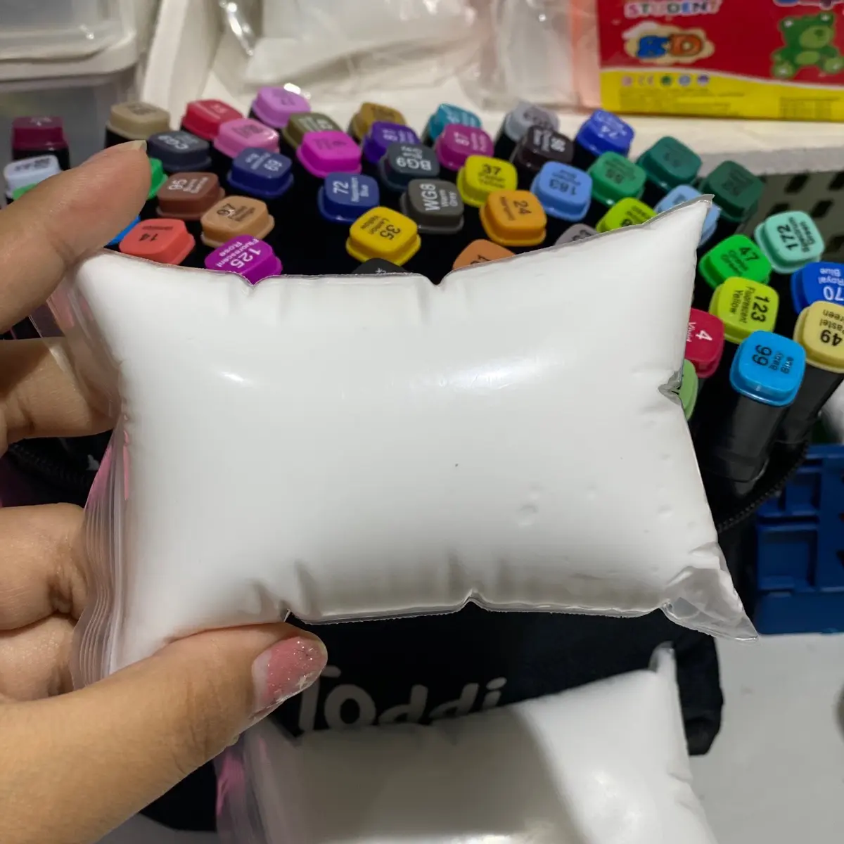 Clay Foam Jumbo Original 40gram Slime - Mainan Berwarna Putih - Toys warna gratis ongkir