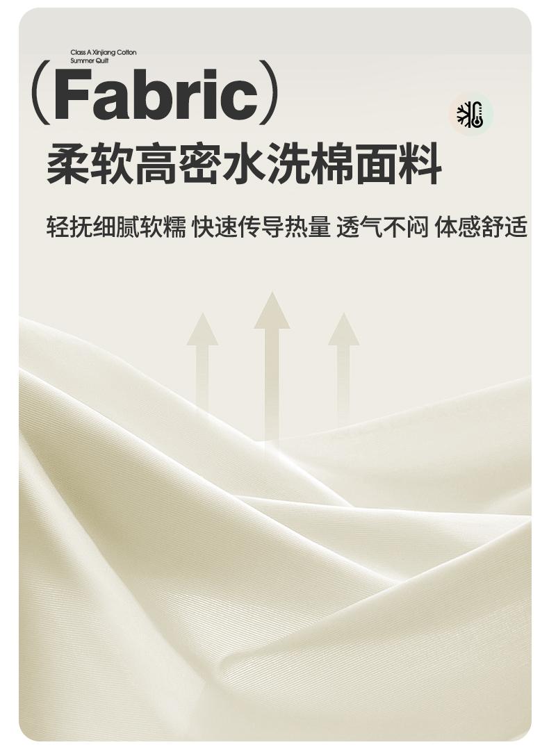 Product Introduction of 2025 new style without printing  Washing Cotton Xinjiang Cotton Quilt Summer Summer Cool Air Conditioning Quilt 10