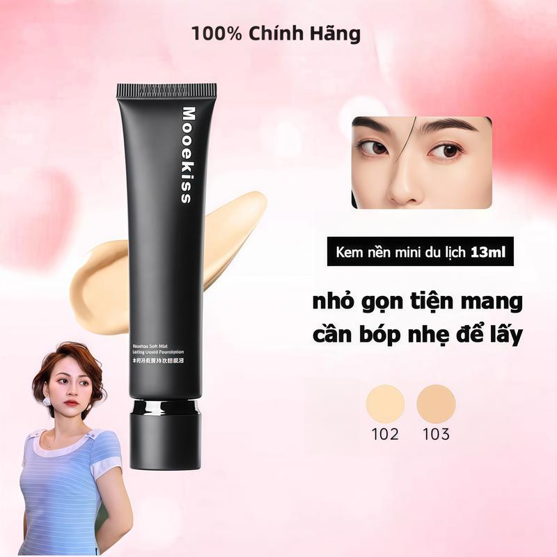 【MAI TRỊNH NEW kem nền chống nước chống mồ hôi kiểm soát dầu giữ màu 24h không xỉn 13g