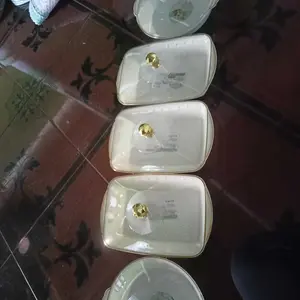 Tempat buah Tempat Roti aesthetic Nampan dengan tutup