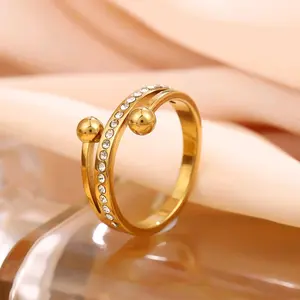 Promo Cincin Boba mata  gold  mewah dan elegan