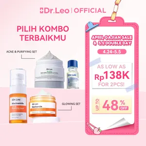 【HOT】Dr.Leo 2in1 Skincare Set | Hero Refresh 2PCS Set | Acne Serum + Clay Mask | Atasi Jerawat & Pori Besar | Brightening & Skin Barrier Repair | Salicylic Acid | untuk Kulit Berjerawat & Kusam