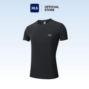 HLA  Baju T-Shirt Lengan Pendek Siri Sportsday Lelaki – Kering Pantas, Perlindungan UV & Rasa Sejuk | HLA Sportsday Series Quick Dry UV Protection Cool Feeling Short Sleeve T-Shirt Men - HNTBW2J082A2N