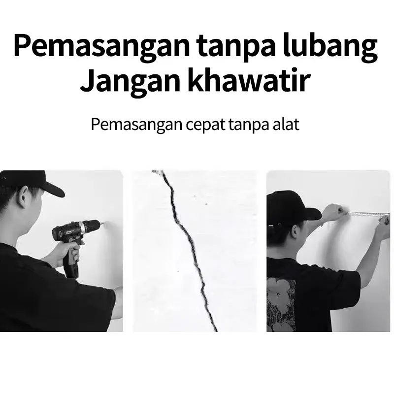 (COD)Tiang Gorden Fleksibel tiang jemuran toilet dapur jendela gordeng 6