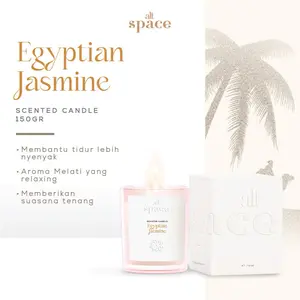 Scented Candle Space By Alt - Egyptian Jasmine (Lilin Aromaterapi)