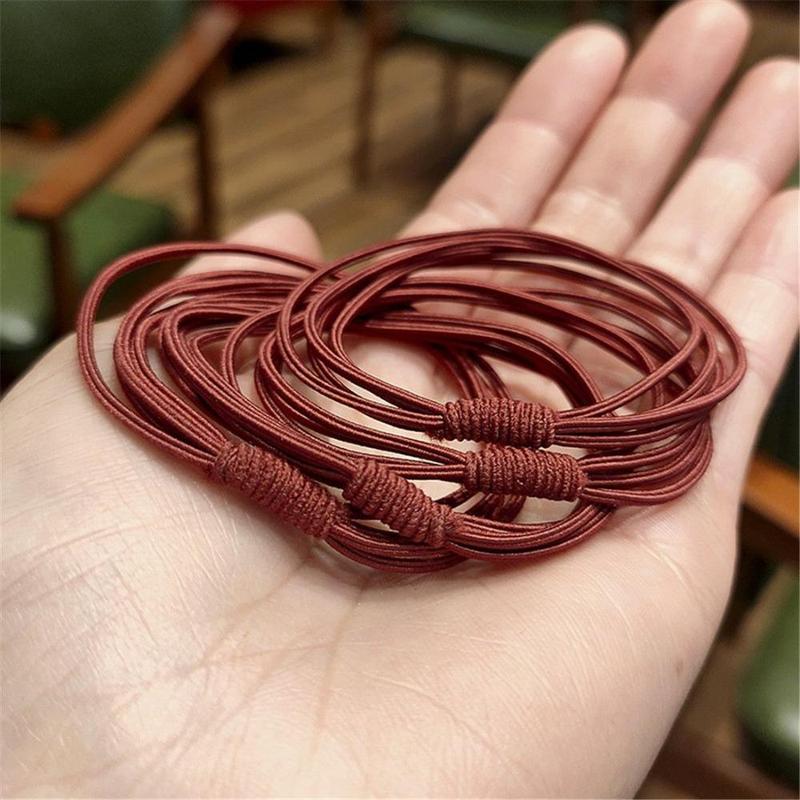 Phụ Kiện Tóc Cho Nữ, Dây Buộc Tóc Đàn Hồi Cao 4 Trong 1, Scrunchies, Màu Ngẫu Nhiên, Hàng Mới Về 4