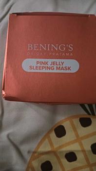 Product Review of (DOKTIF APPROVED) Bening's Pink Jelly Sleeping Mask 2% Argireline - Masker Wajah & Anti Kusam from L** N**8 1