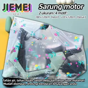 JIEMEI Sarung Cover Motor Sarung Sepeda Listrik Penutup Motor Listrik Murah Universal 180x120cm /220x120cm 4 Motif