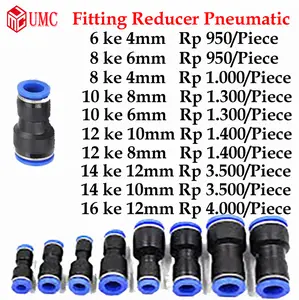 Fitting Pneumatic Reducer Lurus PG Slip Lock SELANG MPG