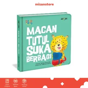Pelangi Mizan Buku Anak Seri Dear Kind Macan Tutul Suka Berbagi Boardbook