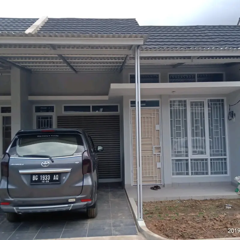 Kanopi Baja Ringan Atap Spandek Rangka Galvalum Baja Ringan 6x7 m (42m2) 3