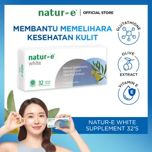 Natur-E White Soft Capsule 32s - Suplemen Kecantikan dengan Natural Vitamin E & Glutathione