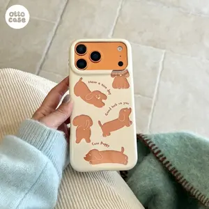 Case Iphone 17 Promax 16 15 14 Promax Pro Aesthetic Puppy Iphone Case