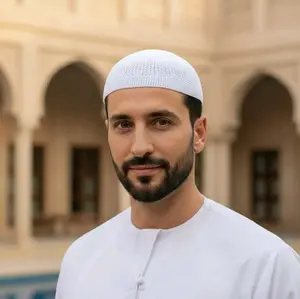 Peci Haji Rajut Hitam dan Putih untuk Kegunaan Ibadah sholat