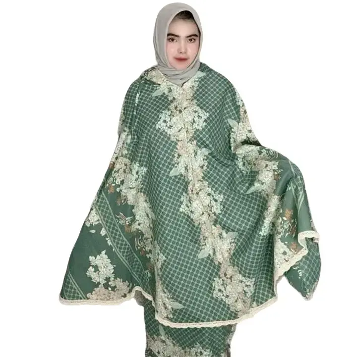Mukena Mecca mikro Motif 2in1 style traveling Lembut 0