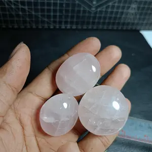 Natural Rose Quartz Palm (3)