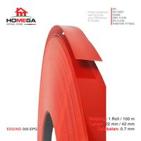 Gambar HOMEGA PVC Edging- Pelapis Meja PVC - Tekstur Red Glossy - Ukuran 22 mm / 42 mm - Kemasan 1 Roll / 100 m - Ukuran 22 mm dari Homega Indonesia Kota Administrasi Jakarta Barat 2 Tokopedia