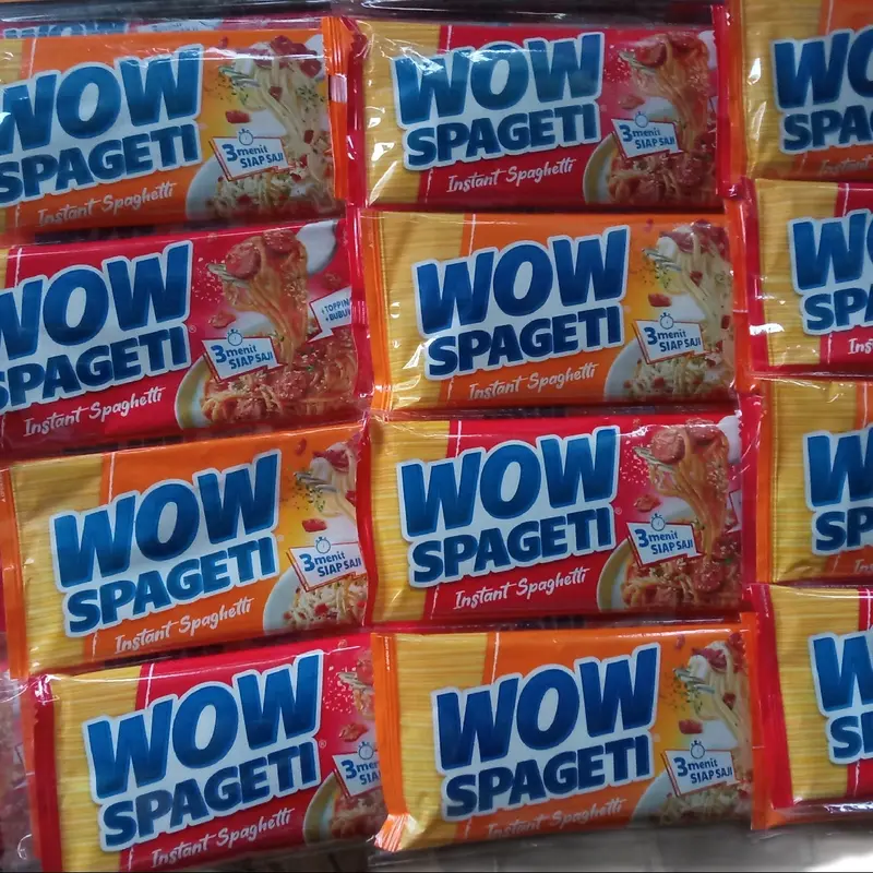 Wow Spaghetti Instan Wow spagheti promo  Spaghetti instan Spaghetti wow instan Mie Pasta Food Noodles 6