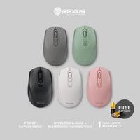 Gambar Rexus Q35 Mouse Wireless Dual Connection 2.4GHz Bluetooh Silent Click 3 Level DPI Free Battery - Hitam dari Starcomp Semarang Kota Semarang 2 Tokopedia