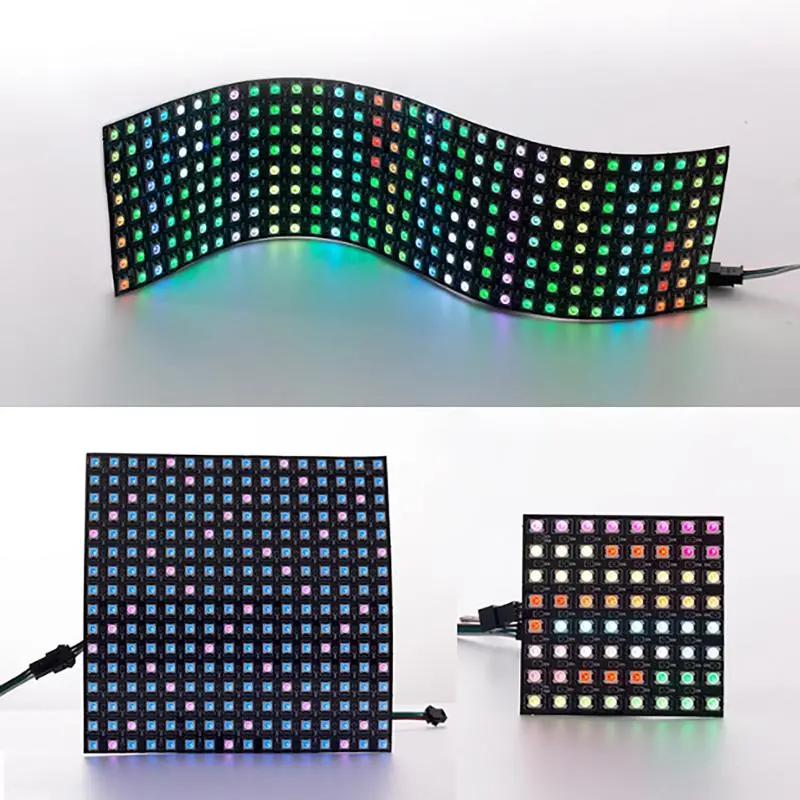 Ws2812b 5V thông minh pixel LED màn hình hiển thị 8x8 16x16 8x32 ma trận bảng…
