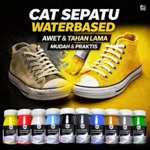 Flap Shoes Care - Cat Sepatu Khusus Bahan Suede, Canvas, Nubuck, dan Kain 30mL - Shoe Paint Pembersih Cleaner Putih