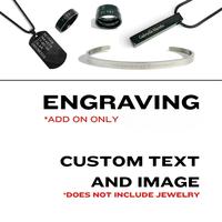 Gambar Zafa Ukir Grafir Custom Nama Cincin Kalung Gelang - Engraving - Ukir text, 1 dari Zafa Aksesoris Kota Depok 1 Tokopedia