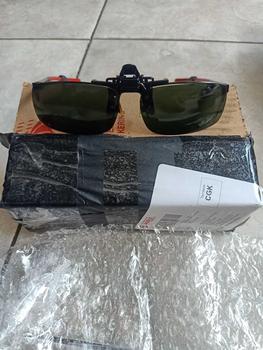 Product Review of KACAMATA HITAM KLIP TAMBAHAN CLIP ON GLASSES FASHION HITAM Lensa Plastik Putih Eyewear polarized from M** T**Y S**P 0
