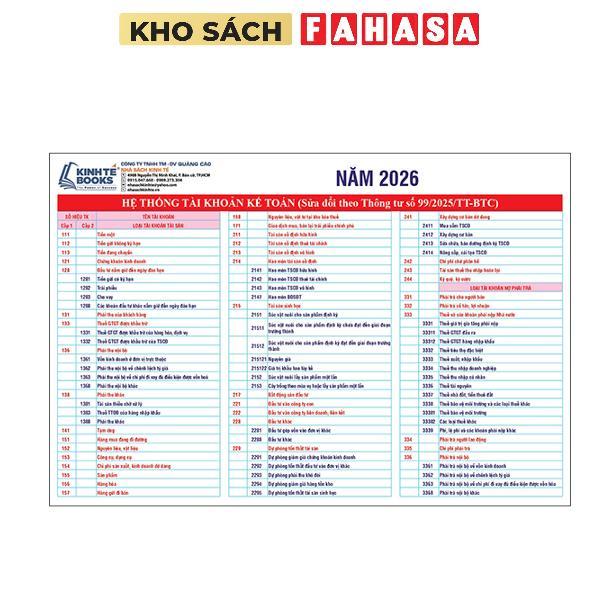 Sách - Bảng Hệ Thống Tài Khoản Kế Toán -