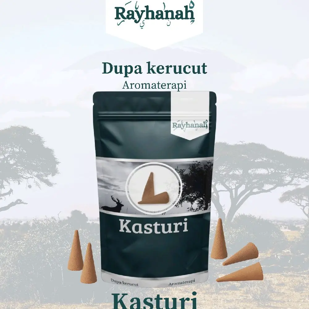 Dupa Kerucut Wangi Kasturi | Bukhur kerucut | Aromaterapi | Pewangi Ruangan