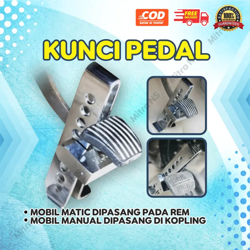 Kunci Pedal Mobil Anti Maling Matic dan Manual Semua Merek Tipe Mobil 6