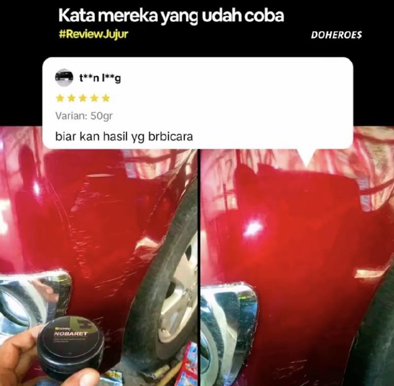 Product Introduction of Dohero NoBaret - Compound Penghilang baret Motor Mobil Kendaraan 11