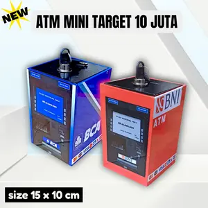 CELENGAN MINI ATM TARGET 10 JUTA UKURAN 15X 10 CM // CELENGAN VIRAL MINI 100 RB GET 10 JUTA TERBARU TERMURAH