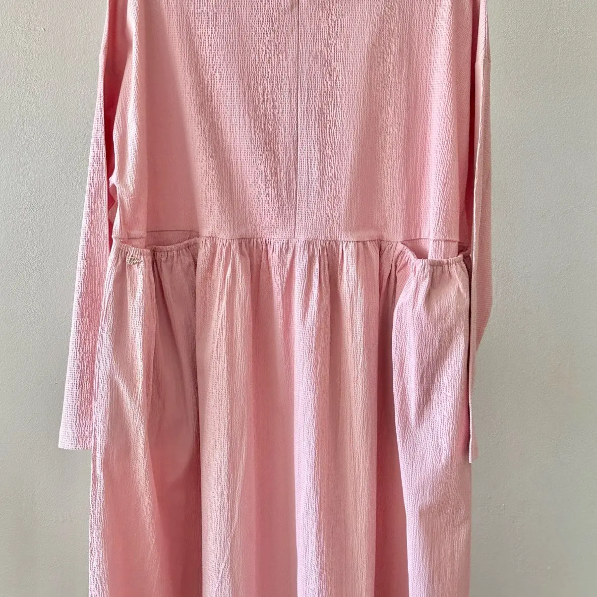 Nuri Midi Dress Modest Wear The Simple Muslimah Breastfeeding friendly with deep pockets machine washable basic
