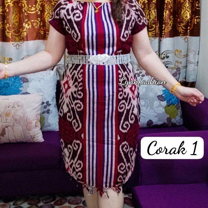 Dress pua kumbu 2ways ada rumbai - TikTok Shop Malaysia
