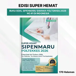 EDISI HEMAT - BUKU SOAL SIMAMA POLTEKKES 2026 + PEMBAHASAN