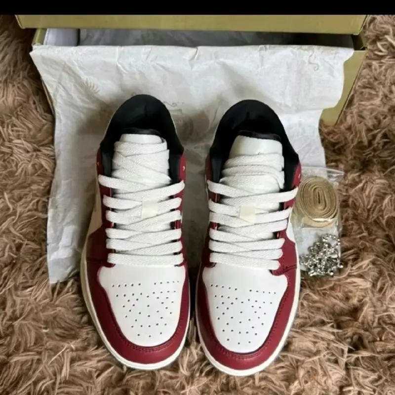 Giày Thể Thao Sneaker J1 Rồng Đỏ Cao Cấp Full Box Tặng Hộp Bảo Vệ Giày Jd Đỏ Rồng