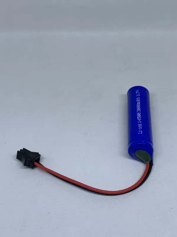 Baterai RC 14500 3.7V 3000mah Li- ion Socket Kecil 2pin Batre Rakit 3,7V 3000mah soket Hitam Control Mainan Anak 2