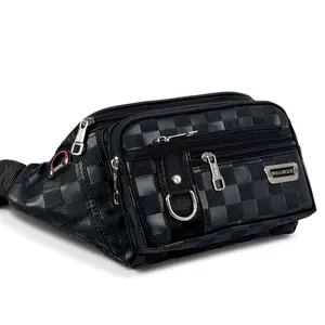 POLO AMSTAR Tas Selempang Pria Wanita Waistbag Waterproof Slingbag Multifungsi