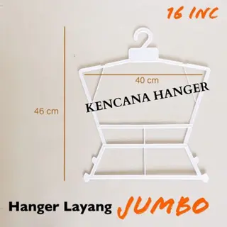 ( 12 PCS ) Hanger Setelan Layang 09 Dewasa | Display Gantungan Baju (12 pcs)