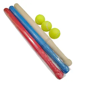 Alat Latihan Pemukul Kasti dan Bola Kasti Kayu/Rotan - Tahan Lama dan Simpel - Outdoor Ball/ stik kasti dan bola/ tongkat olahrga kasti bola Olahraga