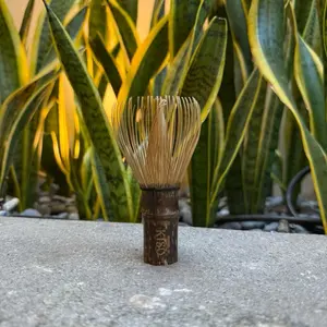 KISO MORI CHASEN / SHIN CHASEN PREMIUM MATCHA BAMBOO WHISK / PURPLE BAMBOO / PENGADUK BUBUK MATCHA