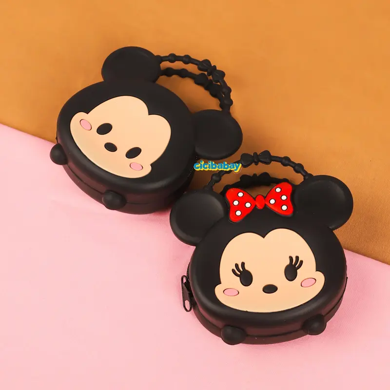 Dompet Koin Pouch Anak Silikon Mini Karakter Lucu Kartun Anti Air Coin Fashion Airpods Wallet 4