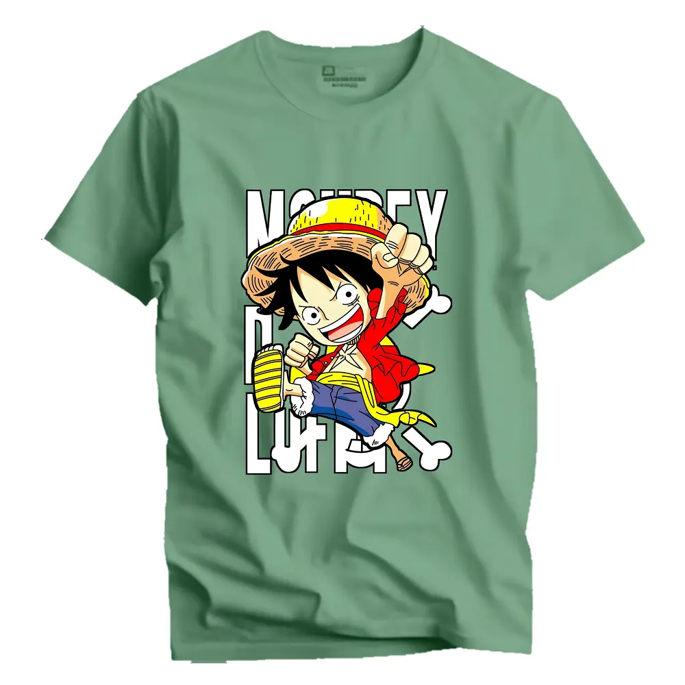 Kaos Distro anak laki laki keren motif onepeace 3,5-12 tahun bahan cotton combed print digital